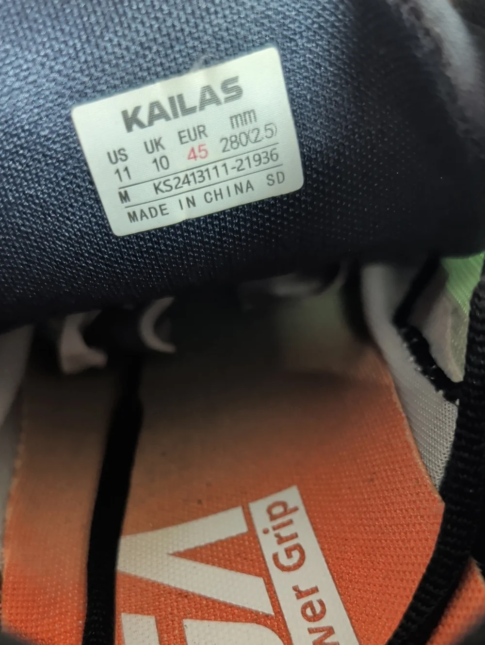 KAILAS Men's Trail Running Shoes Fuga DU Athletic Walking Hiking Size 11